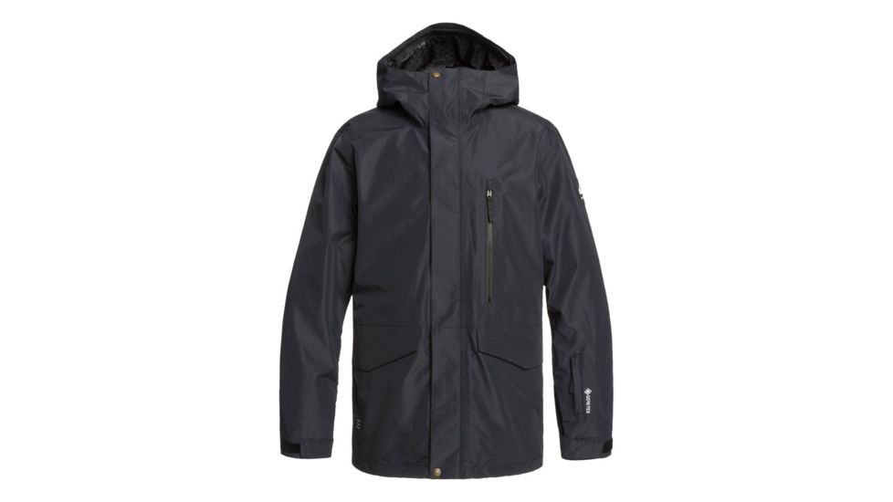 Quiksilver Mission 2L Gore-Tex Snow Jacket - Mens, Black, Large, EQYTJ03238-KVJ0-L