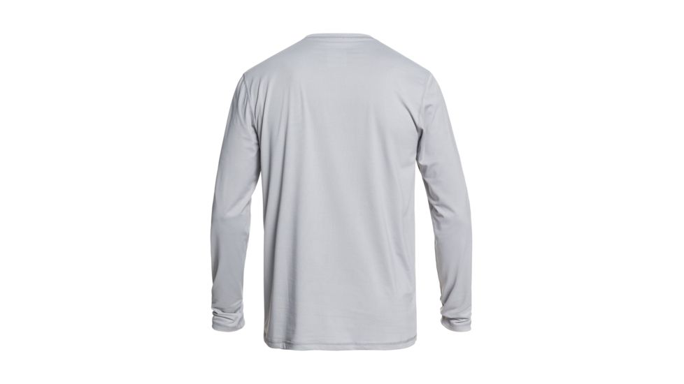 Quiksilver Solid Streak Long Sleeve - Mens, Sleet, Large, EQYWR03160-SZP0-L