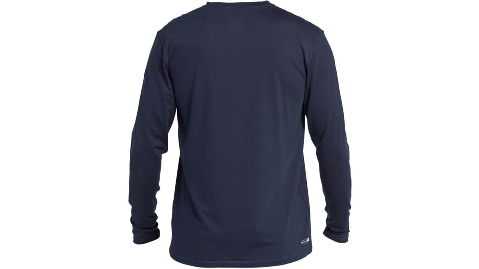 Quiksilver Solid Streak Long Sleeve UPF 50 Surf Tee - Mens, Navy Blazer, Large, EQYWR03247-BYJ0-L