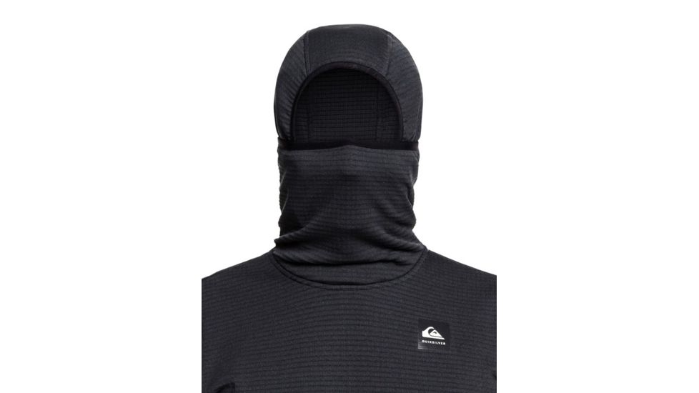 Quiksilver Travis Rice Log Polartec Hooded Fleece - Mens, Black, Small, EQYFT03951-KVJ0-S