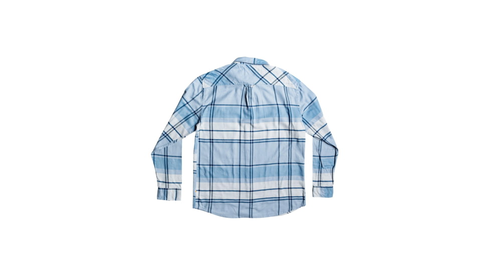 Quiksilver Unfilterd Stoke Flannel - Mens, Dusty Blue, Extra Large, EQMWT03266-BHD1-XL