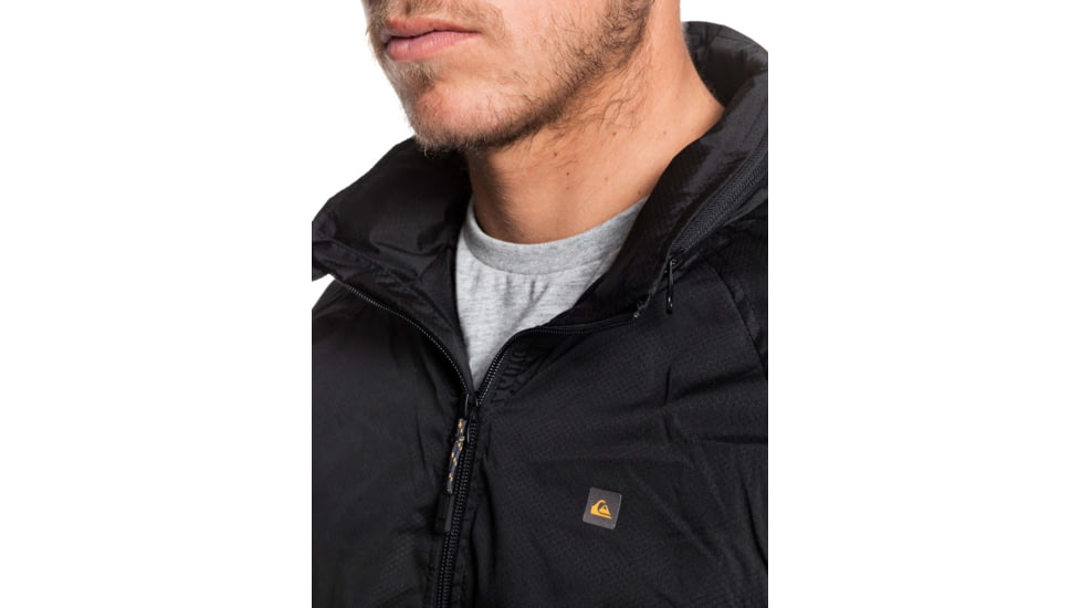 Quiksilver Waterman Shell Shock Water-Repellent Windbreaker Jacket - Mens, Black, Small, EQMJK03023-KVJ0-S