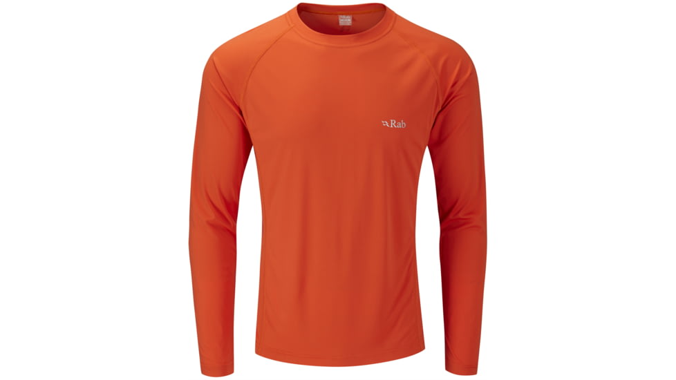 Rab Aeon Long Sleeve Tee - Men's-Oxide-Medium