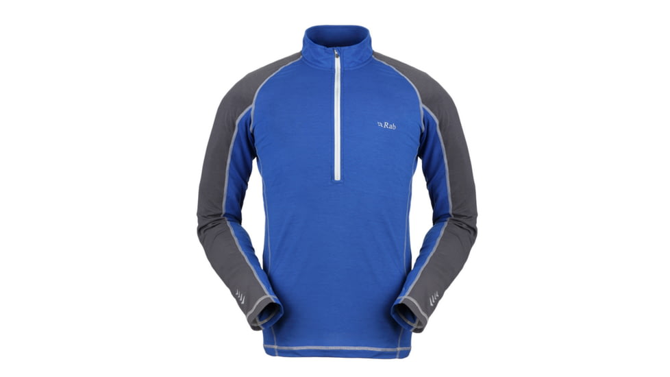 Rab Aeon Plus Zip Long Sleeve Tee - Men's-Breaker-Large