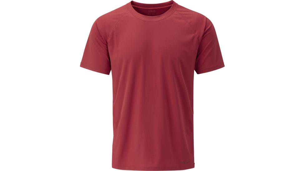 Rab Aerial Short Sleeve Tee - Men's-Cayenne-Large