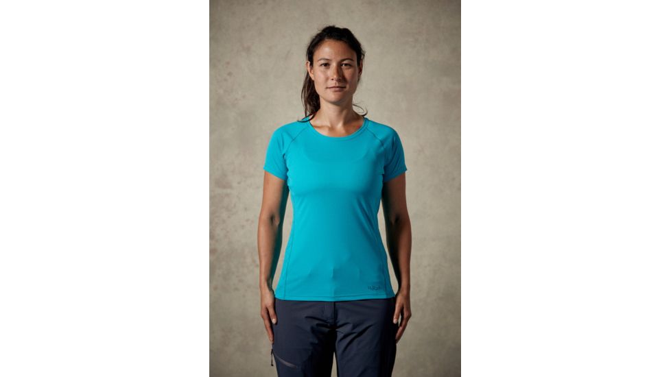 Rab Aerial SS Tee wmns, Tasman, UK12/ US M QBU-45-TA-12-DEMO