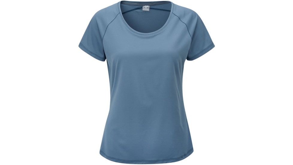 Rab Aleya Tee - Womens, Orion Blue, 12, QBL-48-ORB-12