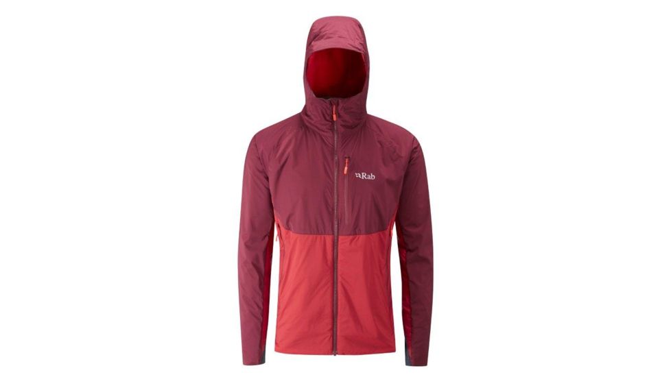 Rab Alpha Direct Jacket - Men's, Cayenne/ Maple/ Horizon, Large, QIO-10-CY-L
