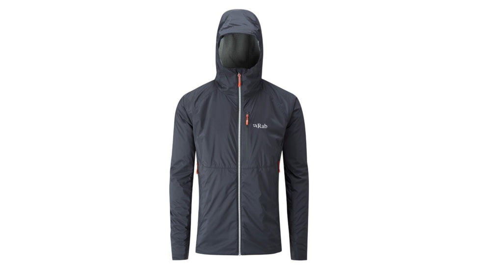 Rab Alpha Direct Jacket - Men's, Ebony/ Ebony/ Ash, Large, QIO-10-EB-L-DEMO