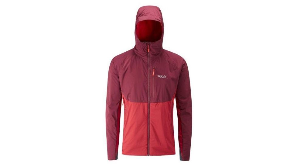 Rab Alpha Direct Jacket - Men's, Cayenne/ Maple/ Horizon, 2XL, QIO-10-CY-XXL