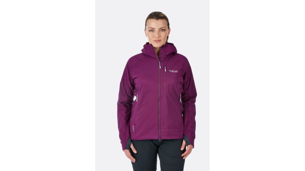 Rab Alpha Direct Jacket - Women's, Berry/Zinc, Size 08, QIO-11-BY-08