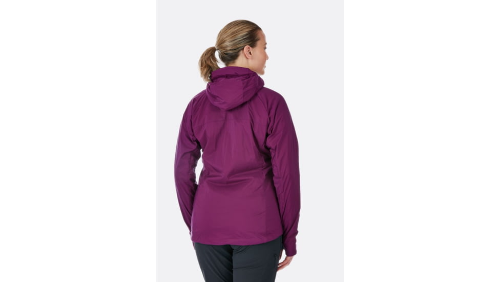Rab Alpha Direct Jacket - Women's, Berry/Zinc, Size 12, QIO-11-BY-12