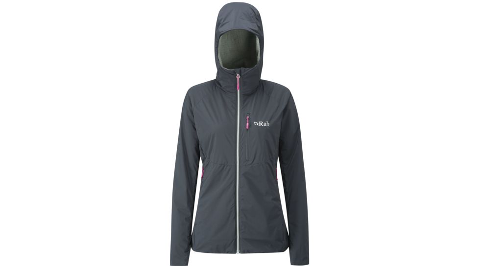 Rab Alpha Direct Jacket - Women's, Ebony/ Ebony/Ash, 12, QIO-11-EB-12-DEMO