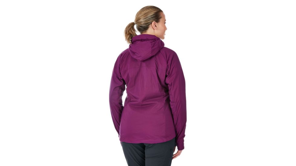 Rab Alpha Direct Jacket - Womens, Berry/Zinc, Size 08, QIO-11-BY-08