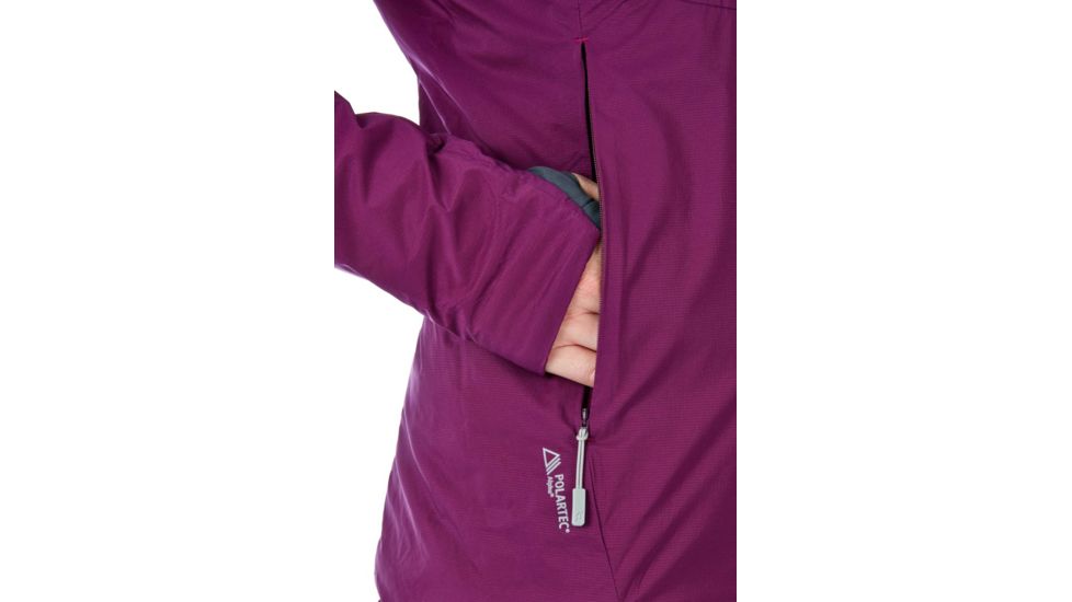 Rab Alpha Direct Jacket - Womens, Berry/Zinc, Size 08, QIO-11-BY-08
