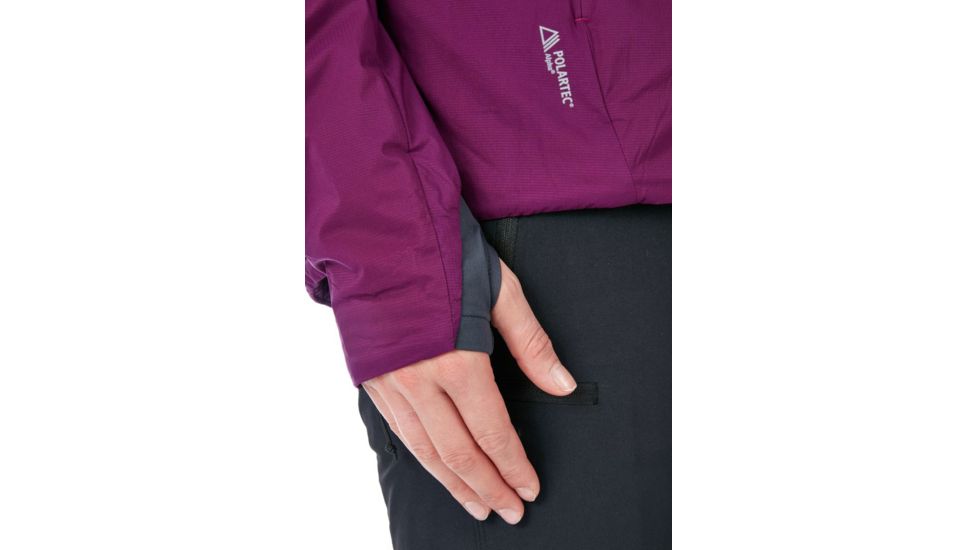 Rab Alpha Direct Jacket - Womens, Berry/Zinc, Size 08, QIO-11-BY-08