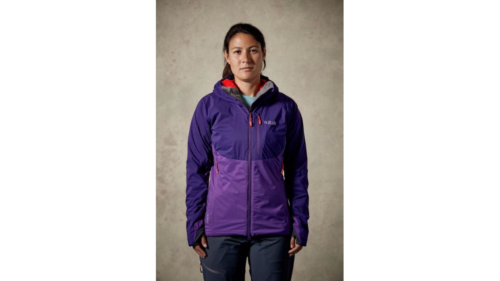 Rab Alpha Direct Jacket - Women's, Nightshade/ Juniper/ Horizon, Extra Large, QIO-11-NI-16