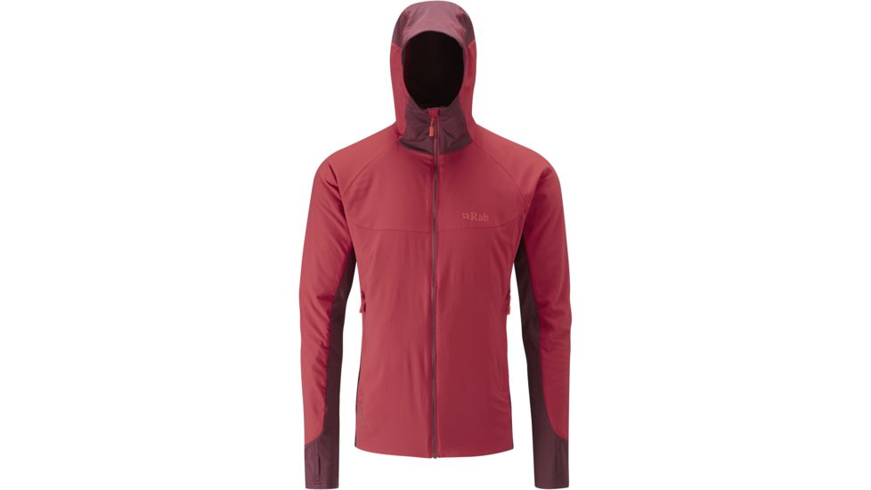 Rab Alpha Flux Jacket - Men's-Cayenne/Maple/Maple-Small