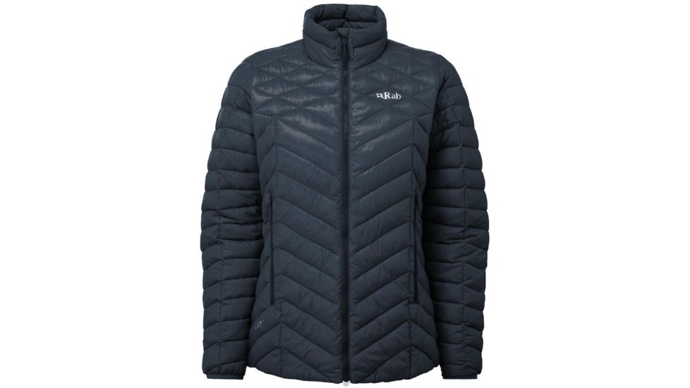Rab Altus Jacket - Womens, Beluga/Seaglass, Small, QIO-40-BE-10