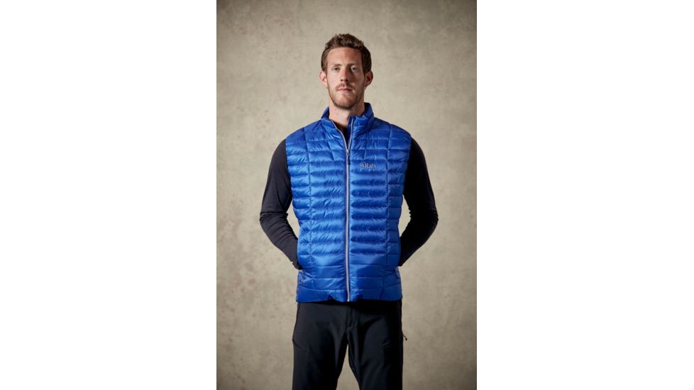 Rab Altus Vest - Mens, Electric/ Zinc, XX-Large, QIO-06-EL-XXL