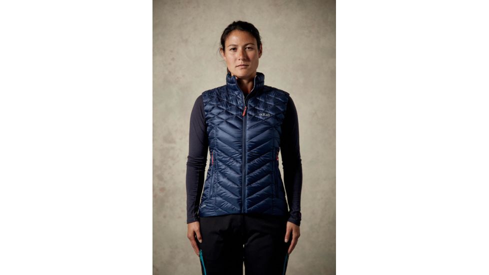 Rab Altus Vest - Womens, Deep Ink/ Passata, 10, QIO-09-DI-10