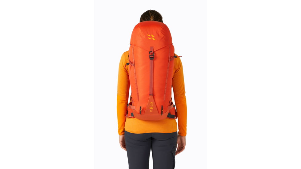 Rab Ascendor 35-40L Mountain Pack, Firecracker, Medium, QAP-27-FCR-MED
