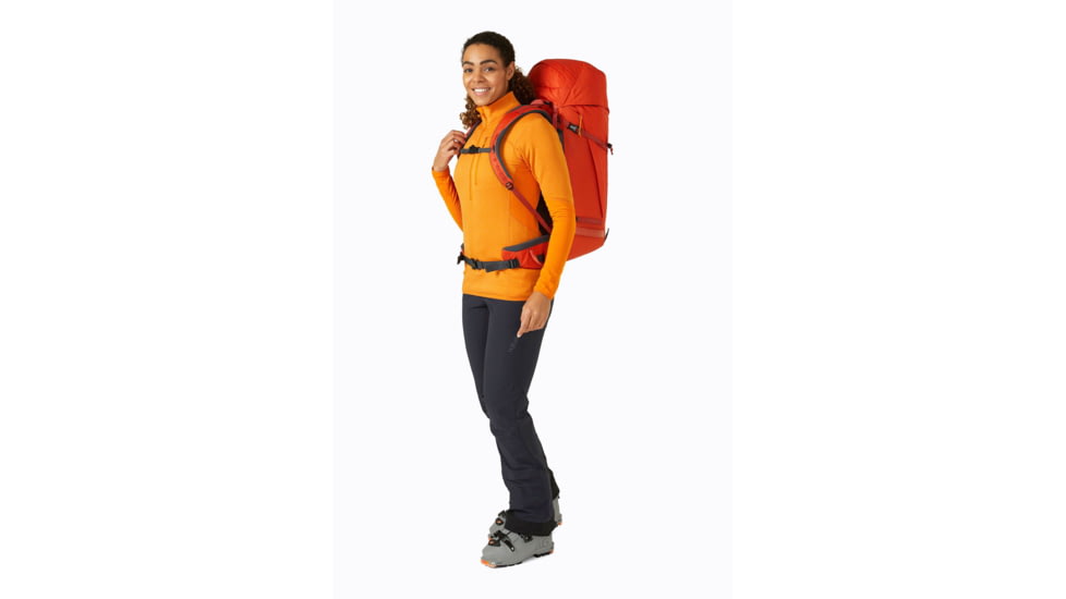 Rab Ascendor 35-40L Mountain Pack, Firecracker, Medium, QAP-27-FCR-MED