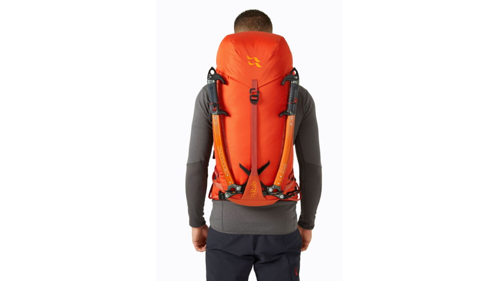 Rab Ascendor 45-50L Mountain Pack, Firecracker, Medium, QAP-28-FCR-MED