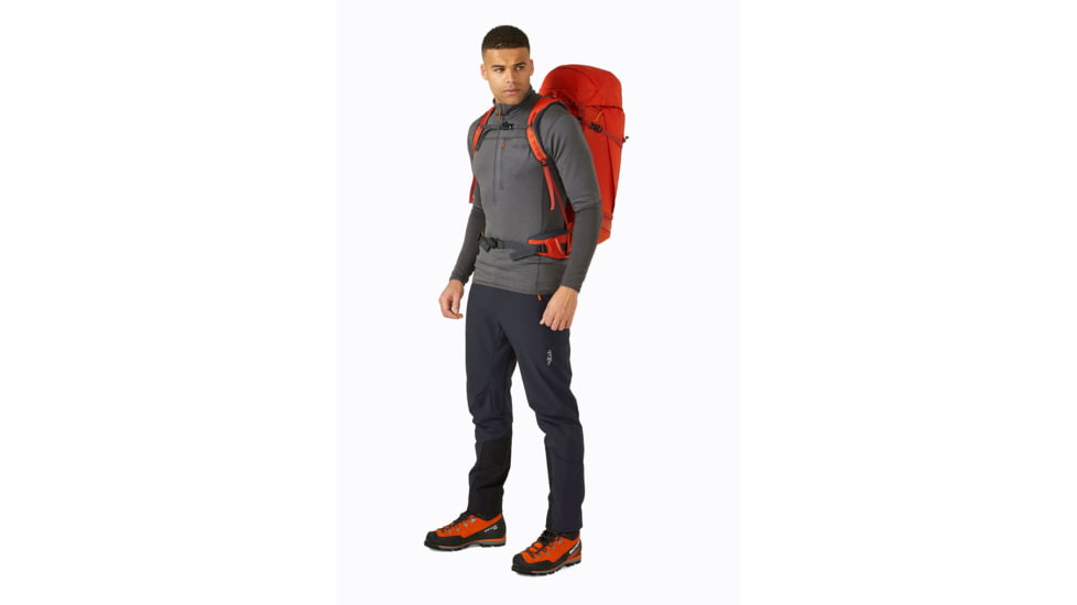 Rab Ascendor 45-50L Mountain Pack, Firecracker, Medium, QAP-28-FCR-MED