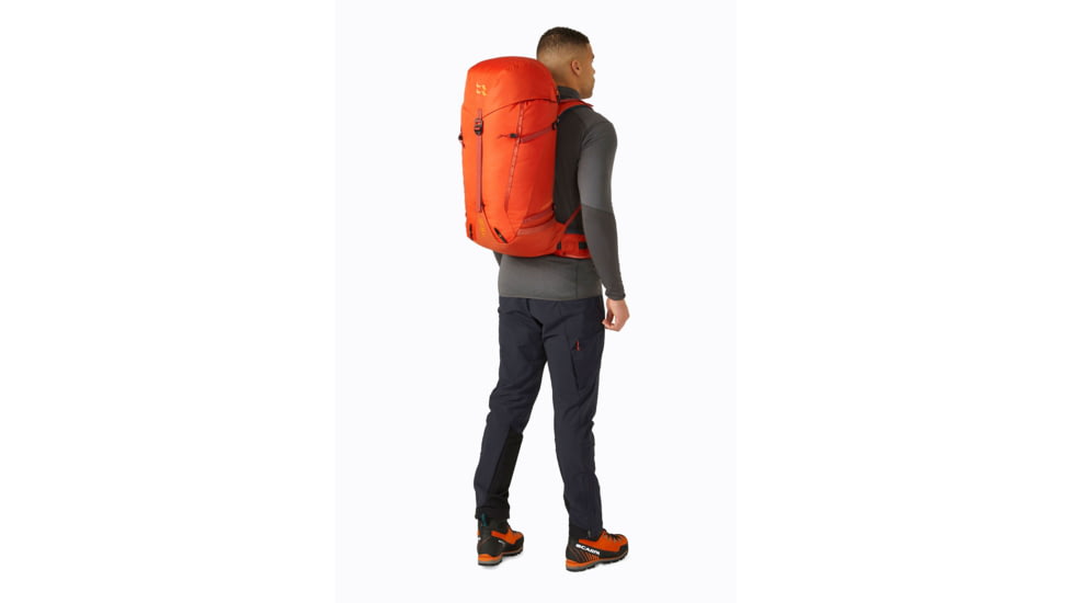 Rab Ascendor 45-50L Mountain Pack, Firecracker, Medium, QAP-28-FCR-MED
