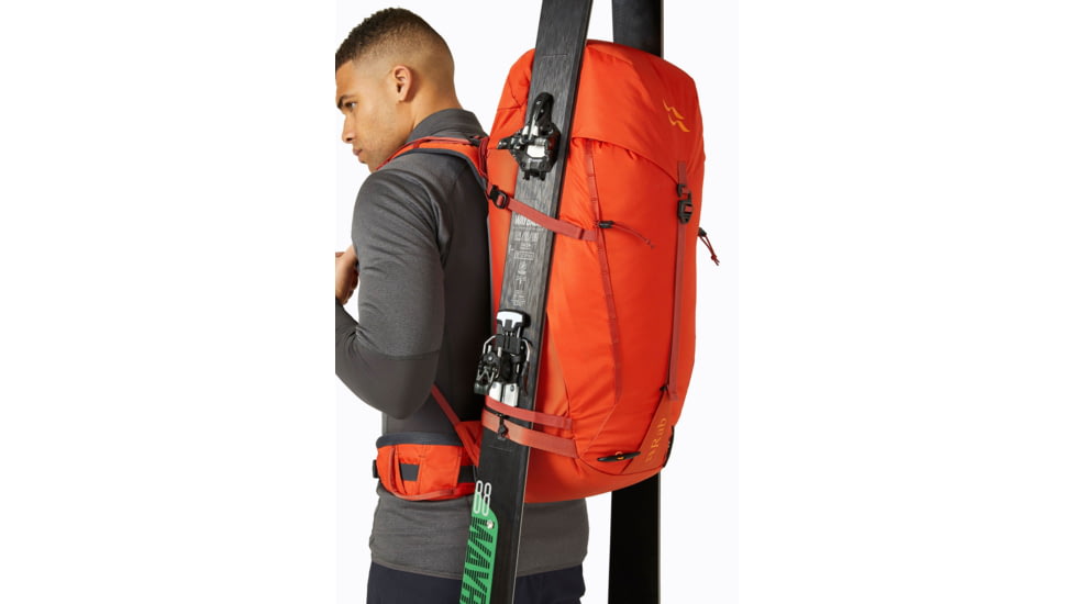 Rab Ascendor 45-50L Mountain Pack, Firecracker, Medium, QAP-28-FCR-MED