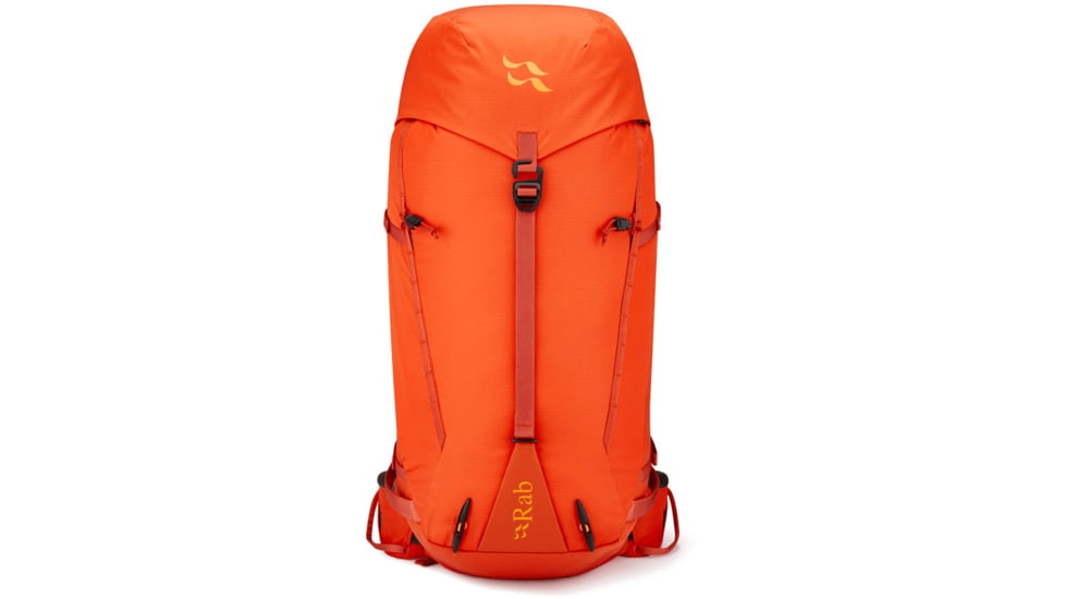 Rab Ascendor 45-50L Mountain Pack, Firecracker, Medium, QAP-28-FCR-MED
