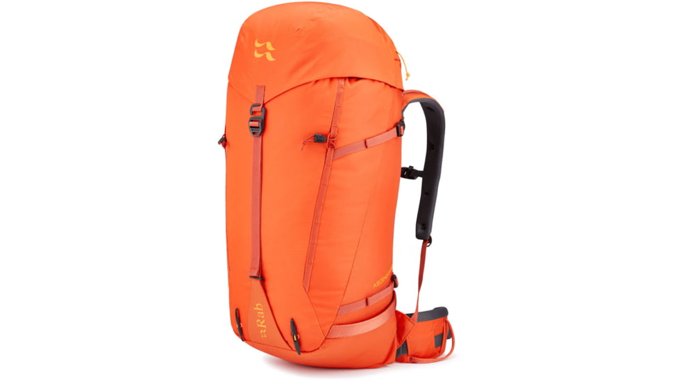 Rab Ascendor 45-50L Mountain Pack, Firecracker, Medium, QAP-28-FCR-MED