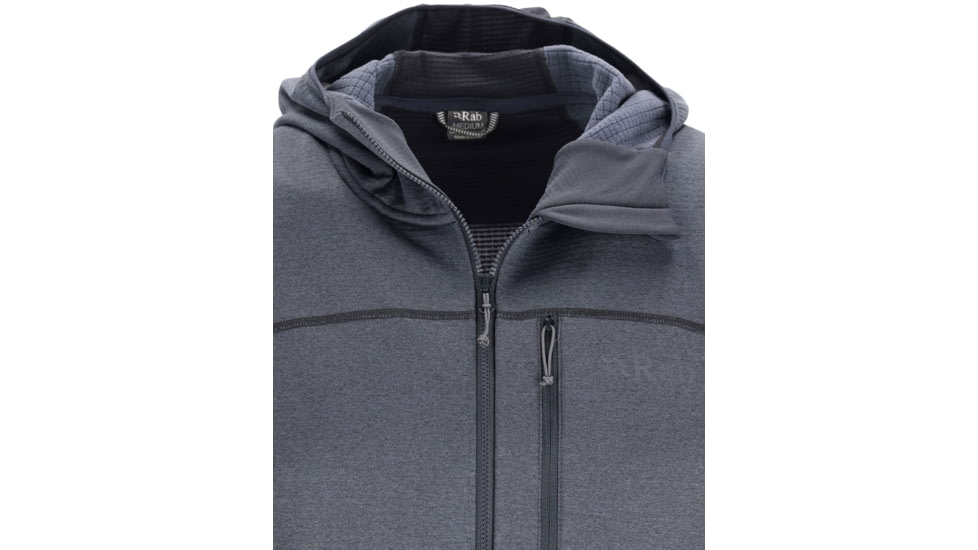Rab Ascendor Hoody - Mens, Beluga, X-Large, QFF-42-BEL-XLG