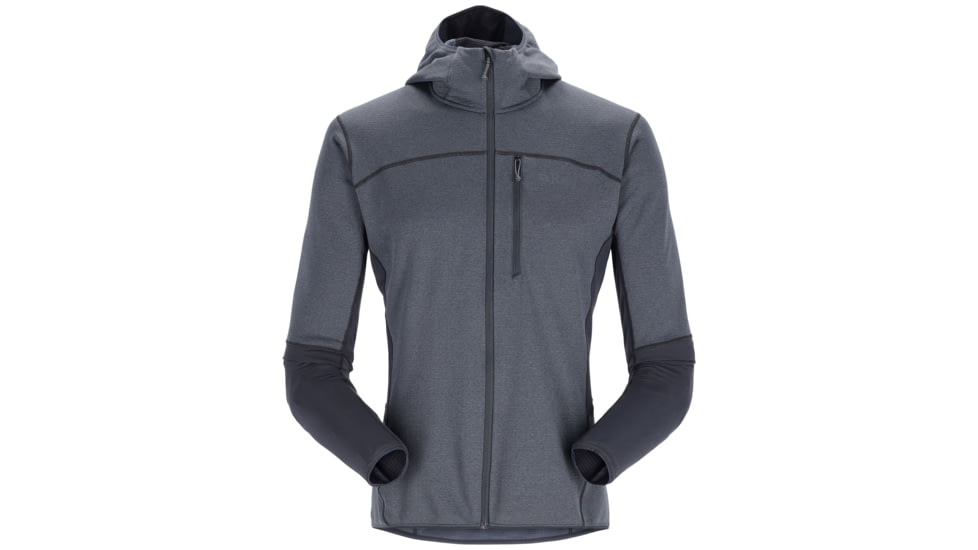 Rab Ascendor Hoody - Mens, Beluga, X-Large, QFF-42-BEL-XLG