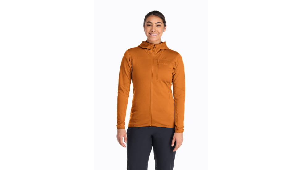 Rab Ascendor Hoody - Womens, Marmalade, 14, QFF-43-MAM-14