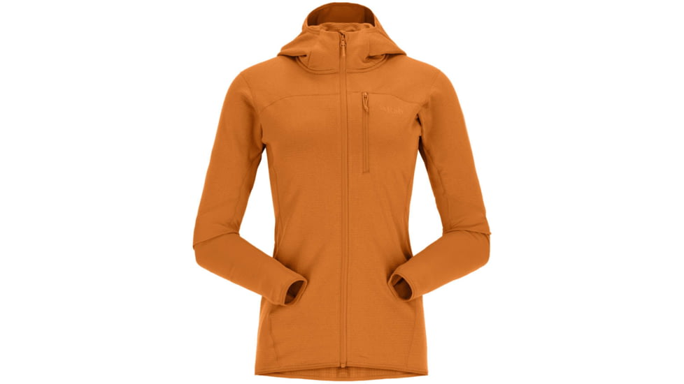 Rab Ascendor Hoody - Womens, Marmalade, 14, QFF-43-MAM-14