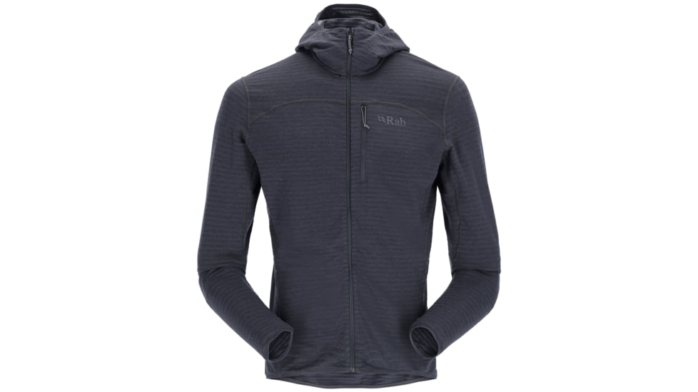 Rab Ascendor Light Hoody - Men's, Beluga, Extra Large, QFF-46-BEL-XLG