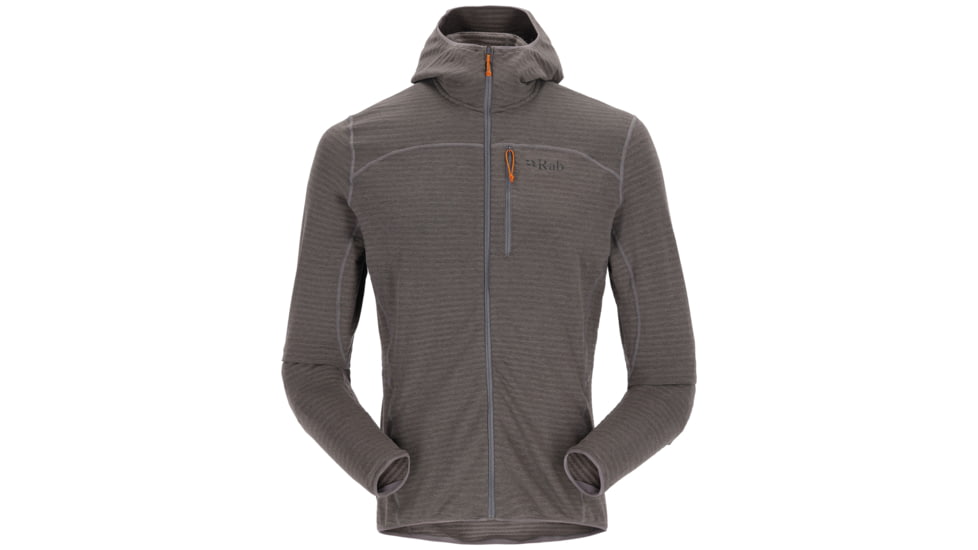 Rab Ascendor Light Hoody - Men's, Graphene, Small, QFF-46-GRH-SML