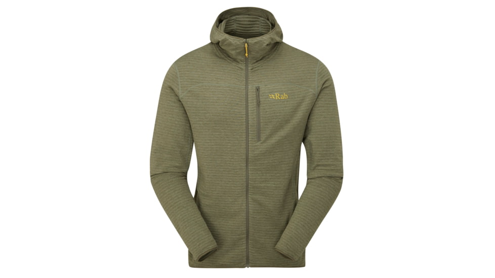 Rab Ascendor Light Hoody - Mens, Light Khaki, Medium, QFF-46-LKH-MED