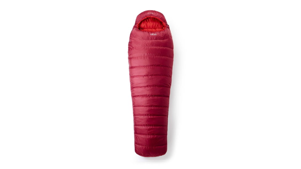 Rab Ascent 900 Sleeping Bag - Womens, Rococco, Left Zip, Regular, QSG-76-LZ