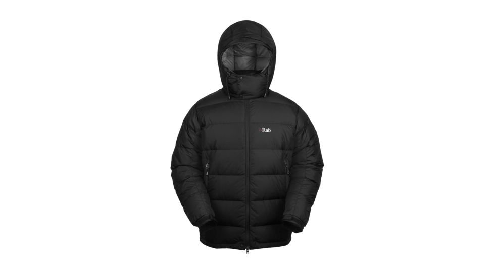 DEMO, Rab Mens Ascent Jacket, Black, Large, QDE-54-BL-L-DEMO