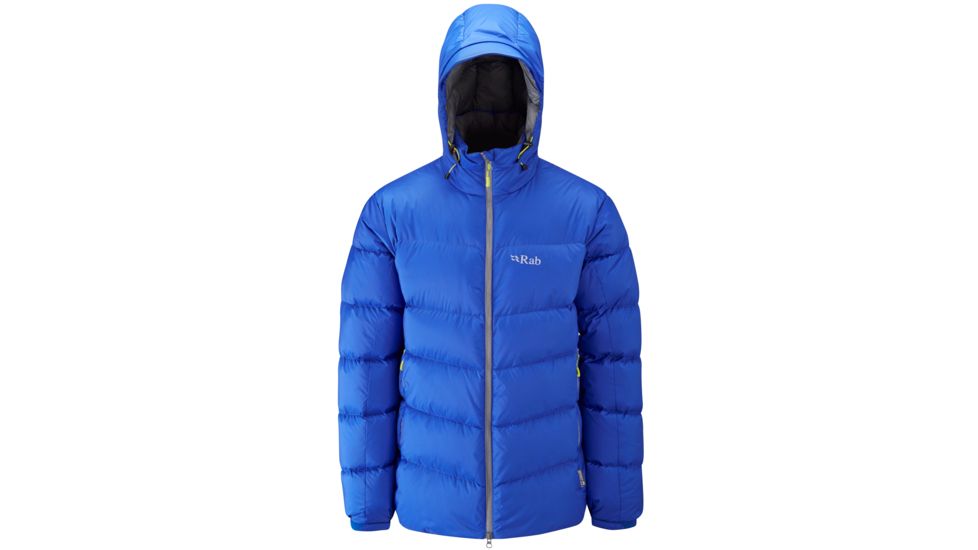 DEMO, Rab Mens Ascent Jacket, Electric/Zinc, Large, QDE-59-EL-L-DEMO