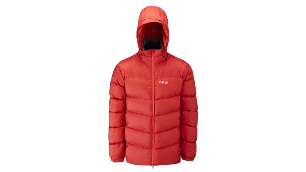 Rab Ascent Jacket - Men's-Rust/Zinc-Small
