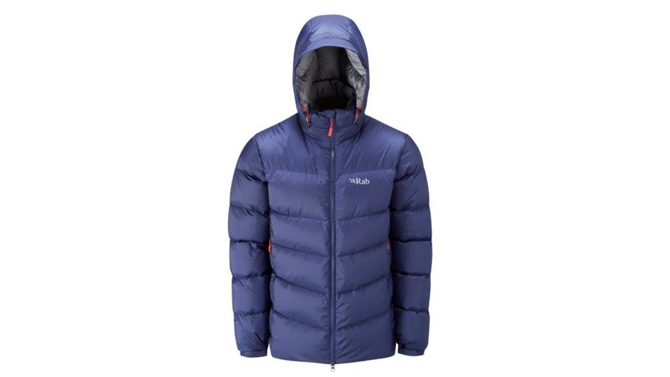 DEMO, Rab Mens Ascent Jacket, Twilight/ Zinc, Medium, QDE-59-TW-M-DEMO