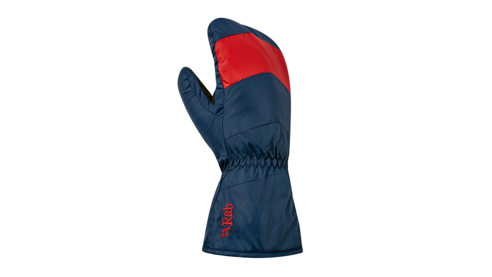 Rab Asylum Mitts, Deep Ink/Rust, Large, QAH-36-DR-L
