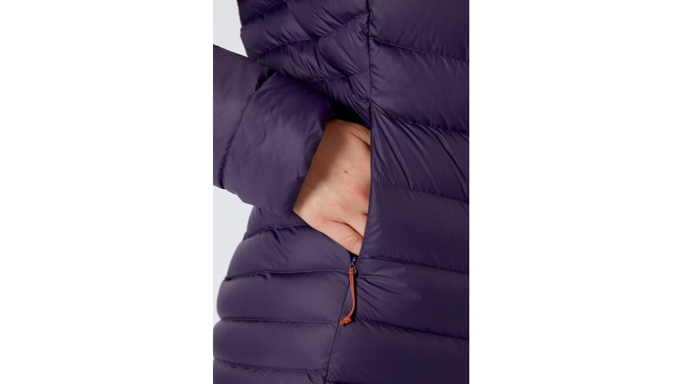 Rab Aurora Parka - Womens, Fig, Small, QDB-10-FI-10