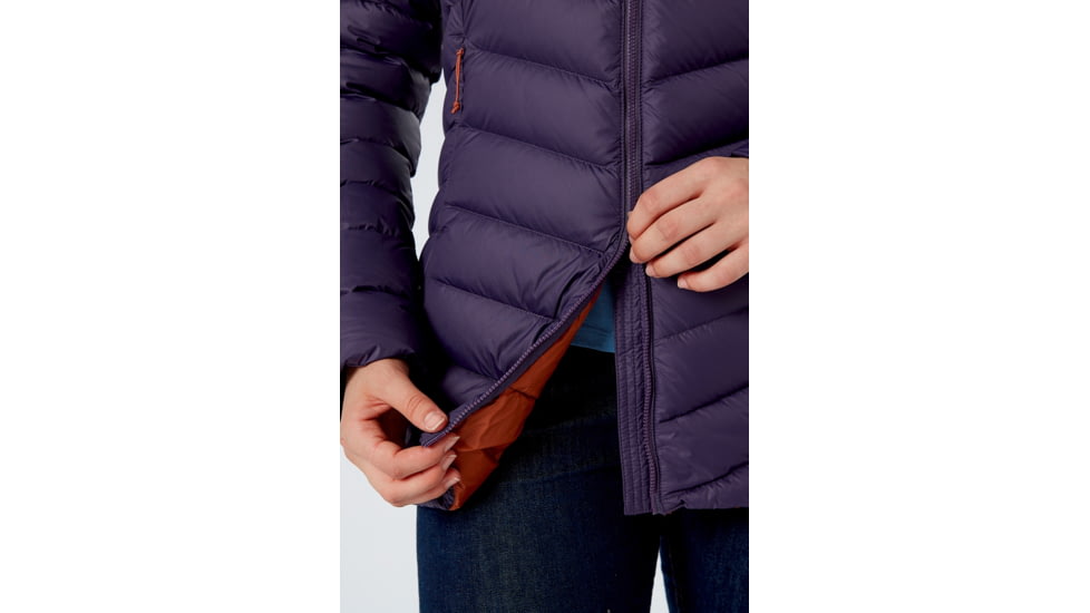 Rab Aurora Parka - Womens, Fig, Small, QDB-10-FI-10