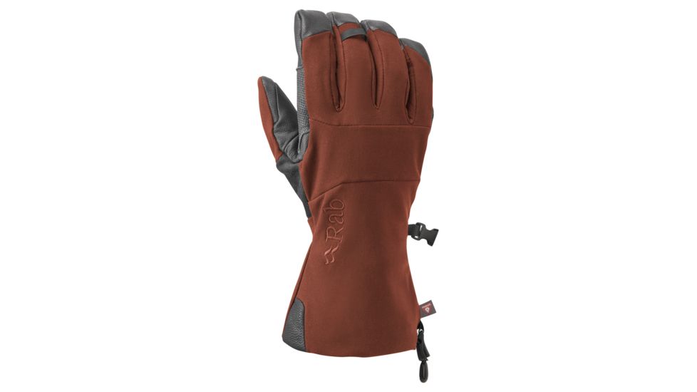 Rab Baltoro Glove - Mens, Dark Clay, Medium, QAH-66-DC-M