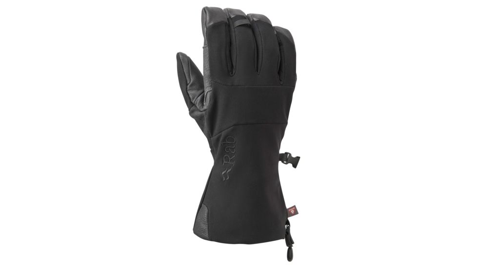Rab Baltoro Glove - Womens, Black, Small, QAH-79-BL-S